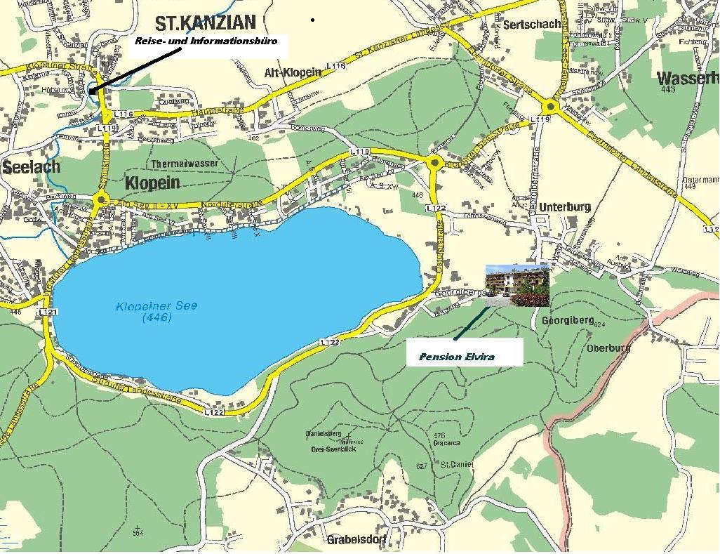 Klopeinersee Informationssystem - Kärnten - Austria - Gästehaus Elvira